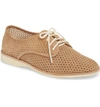 Rollie Punch Perforated Derby In Taupe