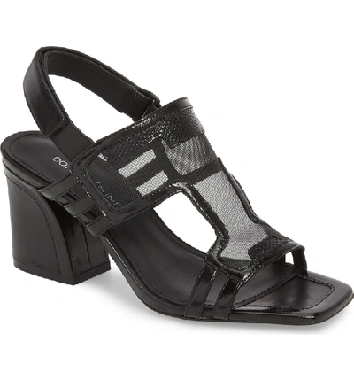 Donald Pliner Wagner Sandal In Black Leather