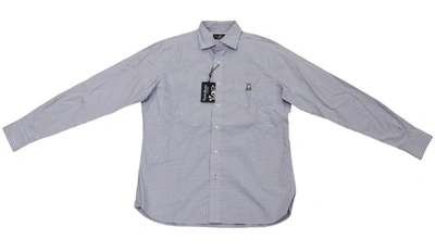 Psycho Bunny Men's Long Sleeve Checkered Polo In Blue