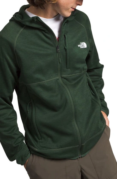 The North Face Canyonlands Hooded Jacket In Pine Needle Heather