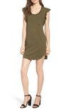 Pam & Gela Flutter Sleeve T-shirt Dress In Freedom Green