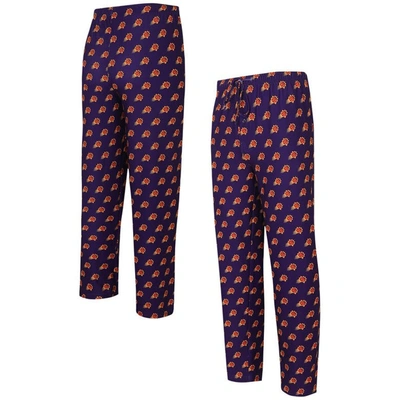 Concepts Sport Purple Phoenix Suns Allover Logo Print Gauge Sleep Pants