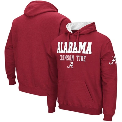 Colosseum Crimson Alabama Crimson Tide Sunrise Pullover Hoodie