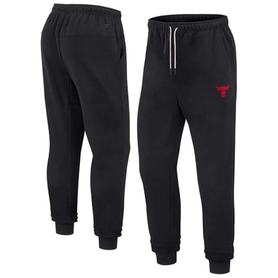 Fanatics Signature Unisex  Black Chicago Bulls Super Soft Fleece Jogger