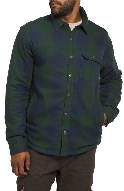 The North Face Campshire Insulated Shirt In Pine Needle Med Horizon Plaid