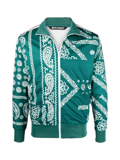 PALM ANGELS PALM ANGELS BANDANA LOGO TRACK JACKET 