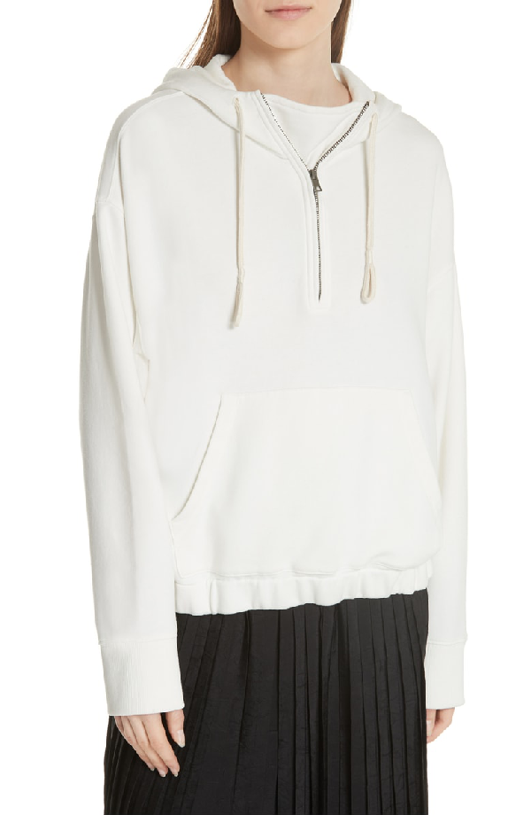 vince half zip hoodie