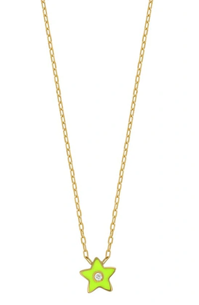 Bony Levy Icon Diamond Star Pendant Necklace In 18k Yellow Gold