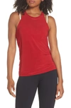 Onzie Tie-back Tank In Red