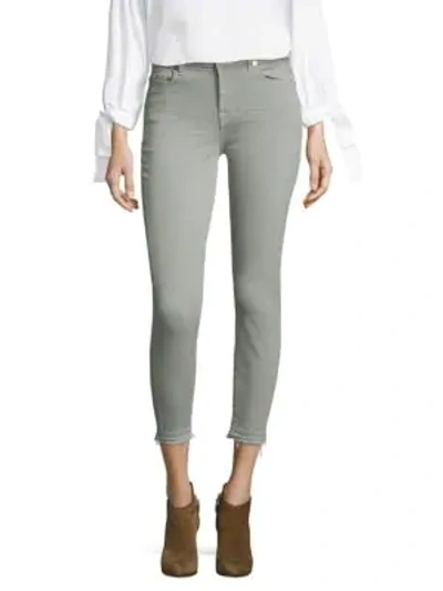 7 For All Mankind The Ankle Skinny Jeans In Agave