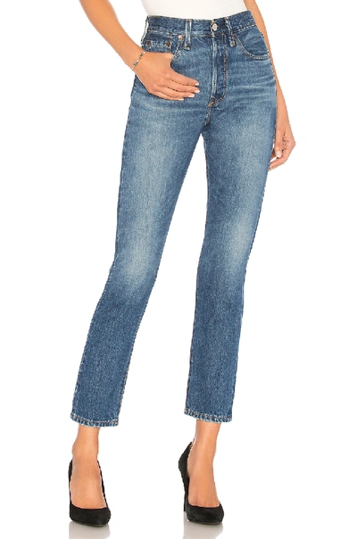 Levi's 501 High Waist Ankle Skinny Jeans In Chill Pill