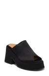 Ganni Retro Platform Sandal In Black