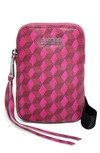 Aimee Kestenberg Capri Quilted Leather Crossbody Phone Bag In Pink