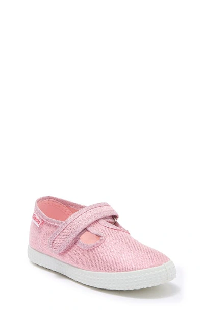 Cienta Kids' Sparkle Sneaker In Pink Sparkle