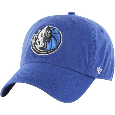 47 ' Blue Dallas Mavericks  Classic Franchise Fitted Hat