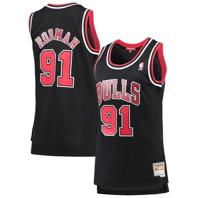 Mitchell & Ness Bulls Basketball Cami In Black