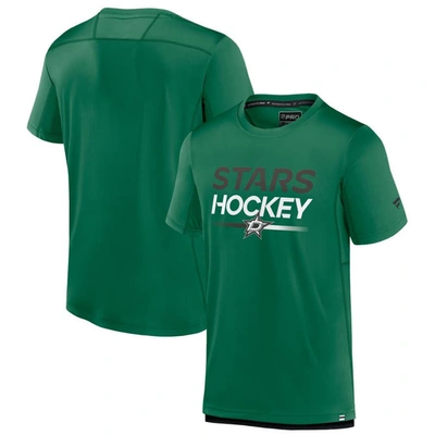 Fanatics Branded  Kelly Green Dallas Stars Authentic Pro Tech T-shirt