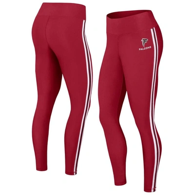 Wear By Erin Andrews Red Atlanta Falcons Color Block Leggings