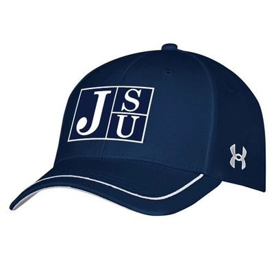 Under Armour Navy Jackson State Tigers Iso-chill Blitzing Accent Flex Hat
