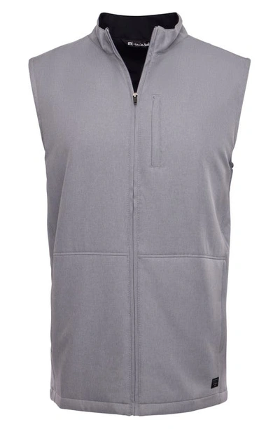 Travismathew Local Secret Vest In Heather Sleet