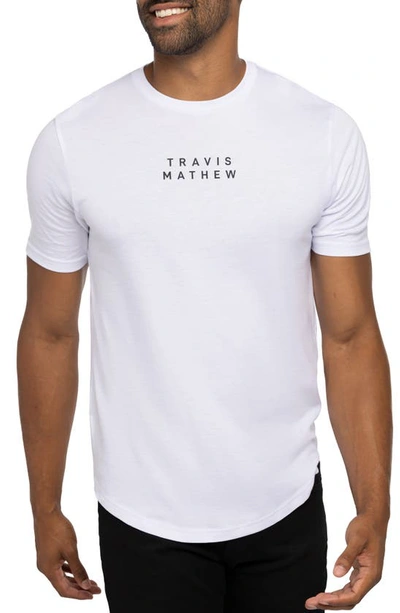 Travismathew Yucca Flower Graphic T-shirt In White