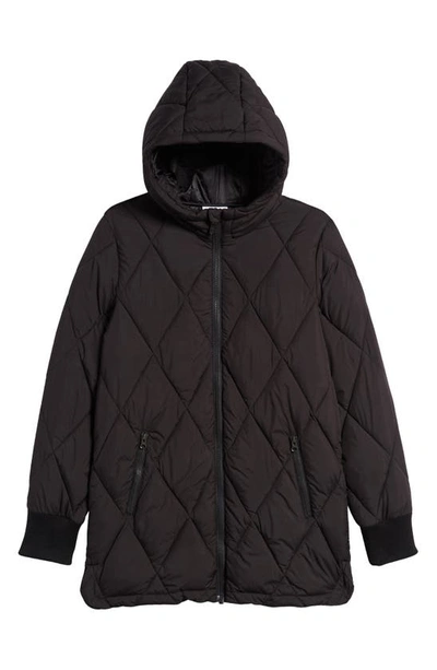 Zella Girl Kids' Quilted Jacket In Black