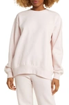 Bp. Oversize Crewneck Sweatshirt In Pink Crystal