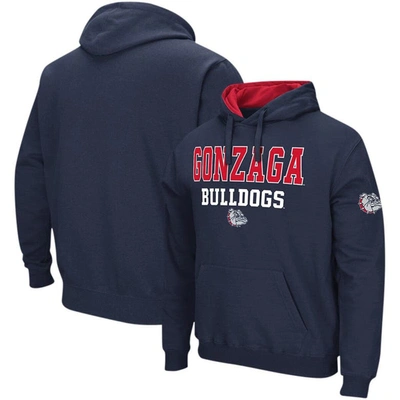 Colosseum Navy Gonzaga Bulldogs Sunrise Pullover Hoodie