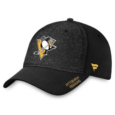 Fanatics Branded  Black Pittsburgh Penguins Authentic Pro Rink Flex Hat