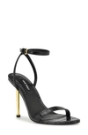 Nine West Reina Ankle Strap Pump In Black 006