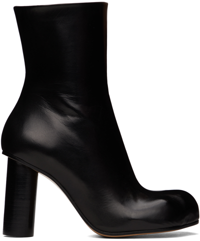 Jw Anderson Paw Leather Ankle Boots In Black