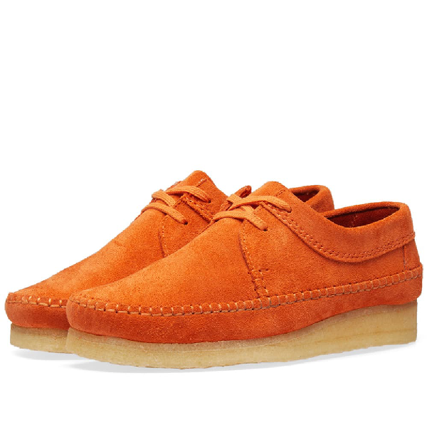 clarks weaver orange