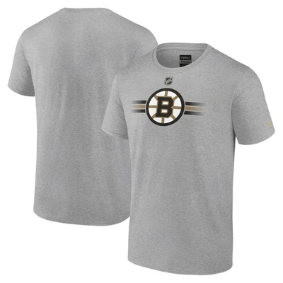 Fanatics Branded  Gray Boston Bruins Authentic Pro Secondary Replen T-shirt
