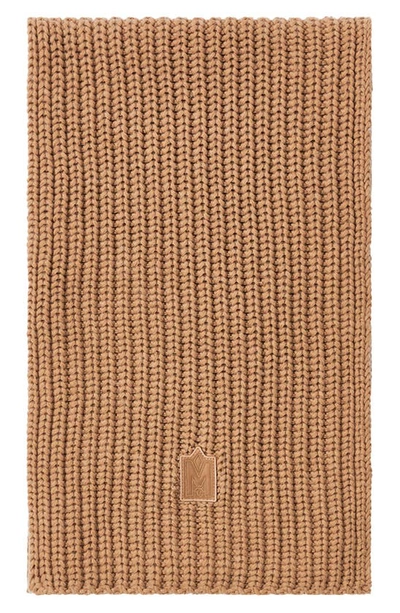 Mackage Nell Merino Wool Blend Scarf In Camel