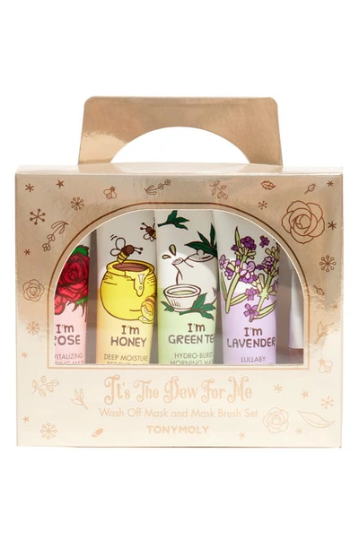 Tonymoly It's The Dew For Me 5-piece Mask Set (limited Edition) $32 Value In White
