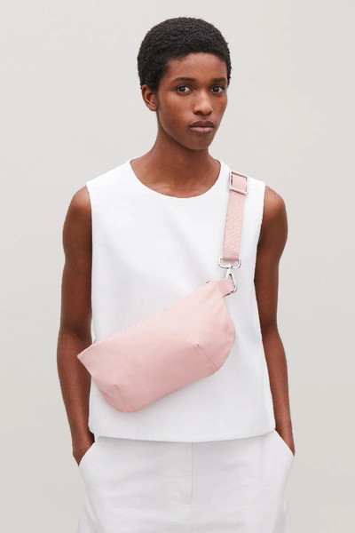 Cos Nylon Belt Bag In Pink