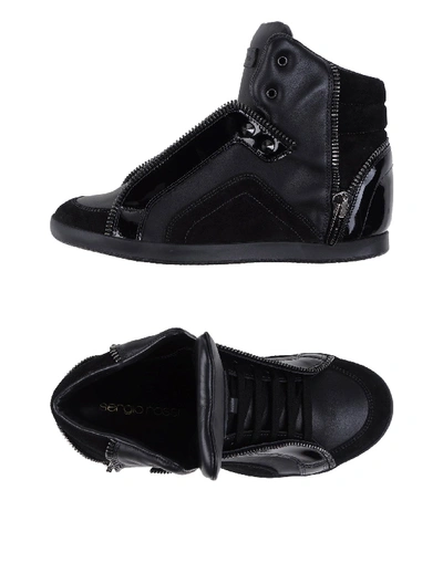 Sergio Rossi Sneakers In Black