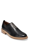 Cole Haan Washington Grand Wingtip In Black Leather