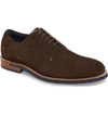 Ted Baker Men's Lapiin Perforated Suede Plain Toe Oxfords In Brown Suede