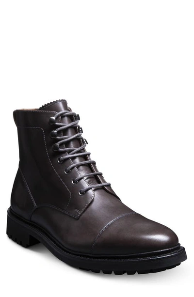Allen Edmonds Briggs Leather Boot In Carbon