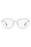 Burberry Virginia 53mm Phantos Optical Glasses In Pink