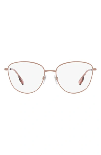 Burberry Virginia 53mm Phantos Optical Glasses In Pink