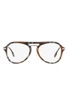 Burberry Bailey 55mm Pilot Optical Glasses In Brown