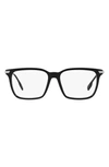 Burberry Ellis 55mm Square Optical Glasses In Black