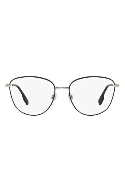 Burberry Virginia 55mm Phantos Optical Glasses In Black