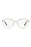 Burberry Virginia 55mm Phantos Optical Glasses In Light Gold