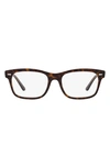 Ray Ban 54mm Optical Glasses In Trans Yellow