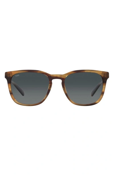 Costa Del Mar Sullivan 53mm Gradient Polarized Square Sunglasses In Grey Gradient