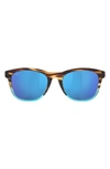 Costa Del Mar Aleta 54mm Mirrored Polarized Round Sunglasses In Blue Mirror