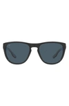 Costa Del Mar Irie 55mm Polarized Pilot Sunglasses In Black
